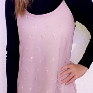 Cute pink vintage mini dress!